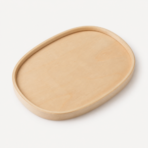 Container – Small Oval Wooden Lid