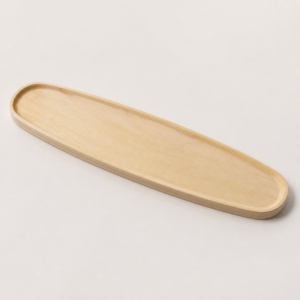 Container – Slim Oval Wooden Lid