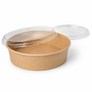 38 oz Kraft Paper Salad Bowl with Lid