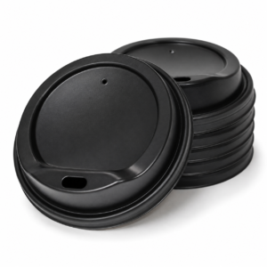 90 mm PS Sip Lid - Black