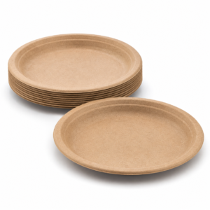 Kraft Paper Plate 16.5 cm