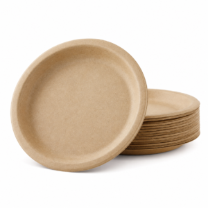 Kraft Paper Plate 22 cm