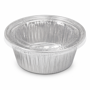 6 oz Round Aluminum Foil Ramekin Cup with Plastic Lid - Product Details Pending Review