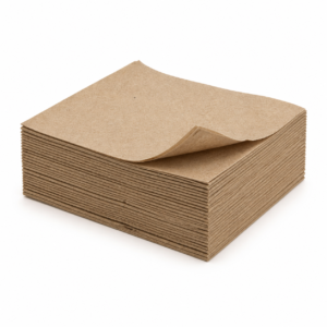 Recycled Brown Kraft Cocktail Napkin 24 x 24 cm - 1 Ply