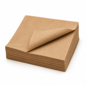 Quilted Kraft Dinner Napkin 40 x 40 cm - 2 Ply