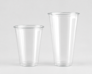 96 mm PLA Clear Cold Cup Family in 12 oz and 16 oz Sizes