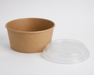 38 oz Paper Salad/Soup Bowl with PET or PS Lid