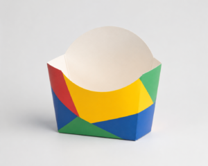 70 mm Paper French Fry Holder - Small