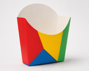 117 mm Paper French Fry Holder - Large