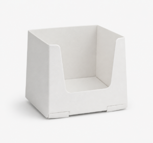 Custom Egg Sandwich Sleeve with Auto Lock Bottom - 3.5 x 2.5 x 2.5 in