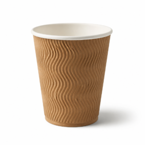 10 oz Kraft Paper Ripple Cup