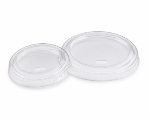 Clear PET Lid Family for 12 oz and 30 oz Paper Cups