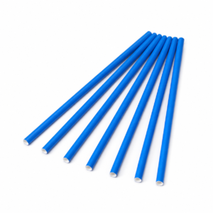 Paper Straw 6 mm Blue