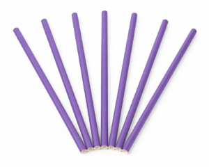 Paper Straw 6 mm Purple