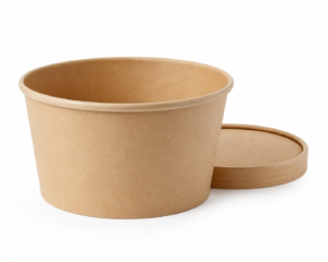 Kraft Paper Noodle Bowl 32 oz with Paper Lid