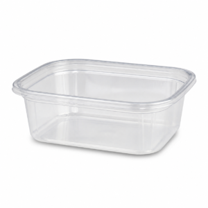 500 ml Clear Heavy Duty Rectangular Food Container