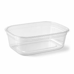 750 ml Clear Heavy Duty Rectangular Food Container