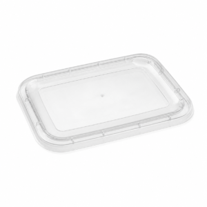 Clear Lid for Heavy Duty Rectangular Food Container 500/650/750/1000 ml