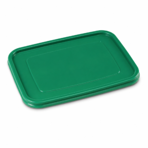 Green Lid for Heavy Duty Rectangular Food Container 500/650/750/1000 ml