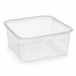 2000 ml Clear Microwave Square Container