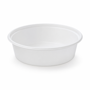 400 ml White Microwave Round Container