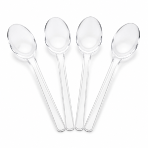Clear Medium Duty Plastic Spoon