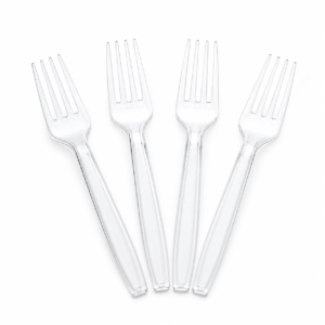 Clear Medium Duty Plastic Fork