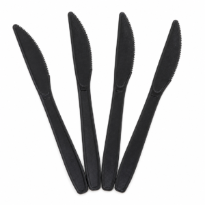 Black PP Medium Duty Plastic Knife