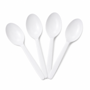 Plastic Spoon, White - Standard - 1000 pcs/ctn