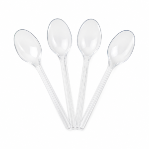 Plastic Spoon, Clear - Standard - 2000 pcs/ctn