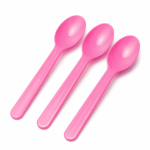 Pink Ice Cream Spoon Large 11.4 cm