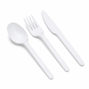 PP Medium Duty Cutlery Pack - White Spoon, Fork, Knife