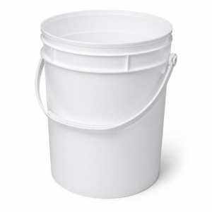 PP White Plastic Round Pail 10 L