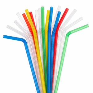6 mm Flexible Straw - Color/Clear