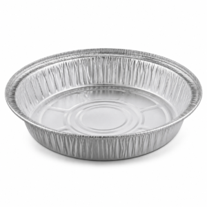 9 in Round Aluminum Foil Container