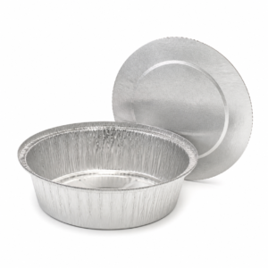 2,329 ml Round Aluminum Foil Pot with Hood