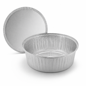 3,783 ml Round Aluminum Foil Pot with Hood