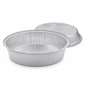 7,568 ml Round Aluminum Foil Pot with Hood