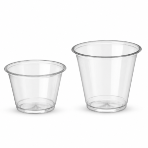 Clear PET Sundae Cup Family in 5 oz and 8 oz Sizes