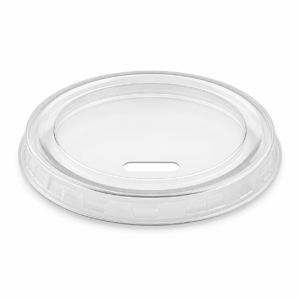 PET Lid Slotted Slotted - Clear