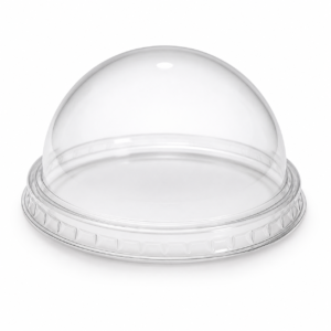 Clear PET Non-Vented Dome Lid - PD640