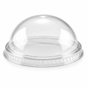 Clear PET Non-Vented Dome Lid - PD16D
