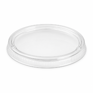 PET Non-Vented Lid for PP Cups - Clear