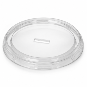 PET Slotted Lid for PP Cups - Clear