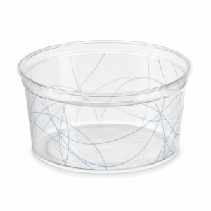 8 oz Clear Printed PP Deli Container