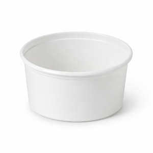8 oz White PP Deli Container