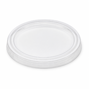 PS Lid for 3, 4 & 5 oz Portion Containers - Non-Slotted - Translucent