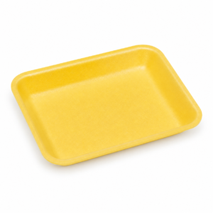 EPS #2 Meat Tray - Dark Yellow