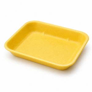 EPS 4S Meat Tray - Dark Yellow