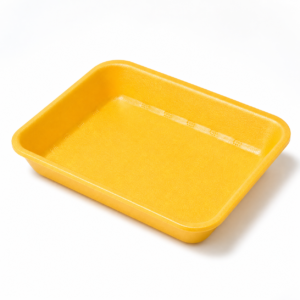 EPS 10×14 Meat Tray - Dark Yellow